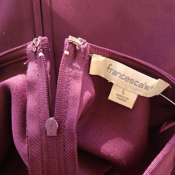 ๐๏ธFrancescas Plum Lace Dress - Picture 5 of 11